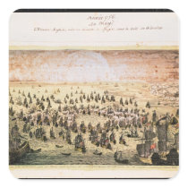 Siege of Mahon, 20th May 1756 Square Stickers