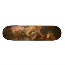 Siegfried and Brunhilde by Charles Ernest Butler Skate Board Deck