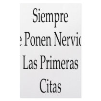 Siempre Me Ponen Nerviosa Las Primeras Citas stationery