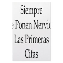 Siempre Me Ponen Nervioso Las Primeras Citas stationery