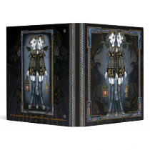 "Sienna & Celeste" Dragon Twin Fairies Art Binder