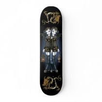 "Sienna & Celeste" Dragon Twin Fairies Skate Board