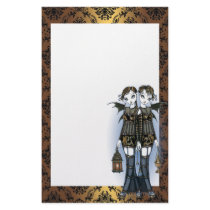 "Sienna & Celeste" Dragon Twin Fairies Stationery