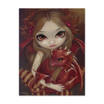 "Sienna Dragonling" Postcard by strangeling "Sienna Dragonling" Postcard