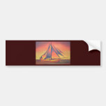 Sienna Sails at Sunset Bumper Sticker