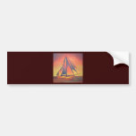 Sienna Sails at Sunset Bumper Stickers