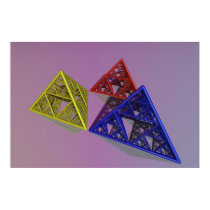 Sierpinski Pyriamids posters