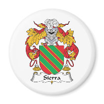 Sierra Family Crest magnets by coatsofarms Sierra Family Crest magnets