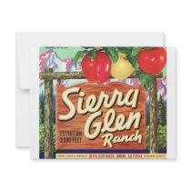 Sierra Glen Custom Invitations