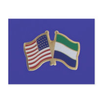 Sierra Leone/ American postcards