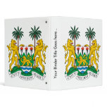 Sierra Leone Coat of Arms detail binders