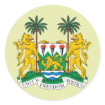 Sierra Leone Coat of Arms detail Stickers