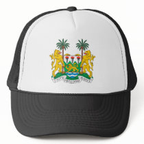 Sierra Leone Coat of Arms Hat by FlagTshirts Sierra Leone Coat of Arms Hat