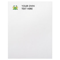 Sierra Leone Coat of Arms Letterhead Template