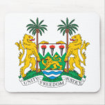 Sierra Leone Coat of Arms Mousepad