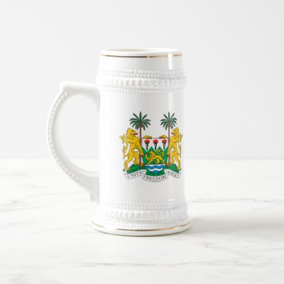 Sierra Leone Coat of Arms Mug by FlagTshirts