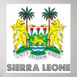 Sierra Leone Coat of Arms Print