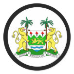 Sierra Leone Coat of Arms Stickers