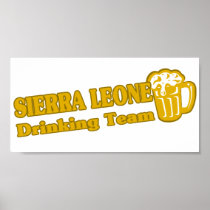 Sierra Leone Drinking Team Poster