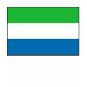 Sierra Leone Flag and Map T-Shirt