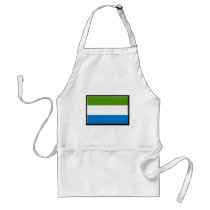 Sierra Leone Flag Apron