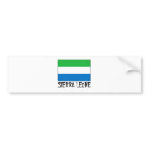Sierra Leone Flag bumper stickers