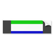 Sierra Leone Flag bumper stickers