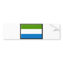 Sierra Leone Flag bumper stickers