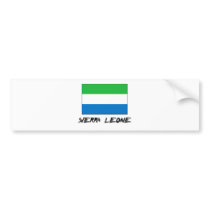 Sierra Leone Flag bumper stickers