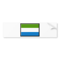 Sierra Leone Flag Bumper Stickers