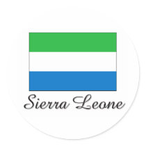 Sierra Leone Flag Design stickers by flagshirt Sierra Leone Flag Design stickers