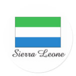 Sierra Leone Flag Design Stickers