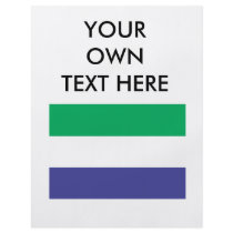 Sierra Leone Flag Personalized Flyer