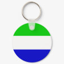 Sierra Leone Flag keychains by coolcountry Sierra Leone Flag keychains