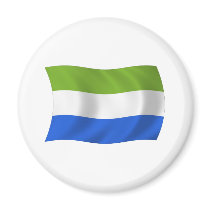 Sierra Leone Flag Magnet