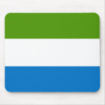Sierra Leone Flag Mousepad by jacinto888 Sierra Leone Flag Mousepad