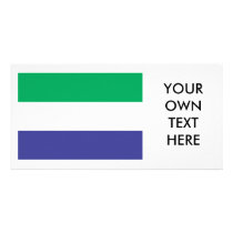 Sierra Leone Flag photo cards by flagshirts Sierra Leone Flag photo cards