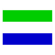 Sierra Leone Flag posters by coolcountry Sierra Leone Flag posters