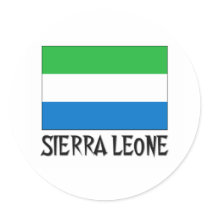 Sierra Leone Flag stickers by flagshirt Sierra Leone Flag stickers