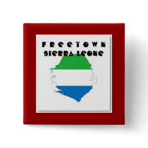 SIERRA LEONE(FREETOWN)MAP, T-SHIRT AND ETC buttons by AFRICANKOKO SIERRA LEONE(FREETOWN)MAP, T-SHIRT AND ETC buttons