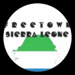 SIERRA LEONE(FREETOWN)MAP, T-SHIRT AND ETC STICKERS