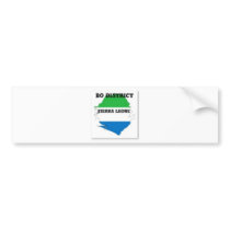 SIERRA LEONE,MAP, T-SHIRT AND ETC bumper stickers