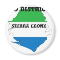 SIERRA LEONE,MAP, T-SHIRT AND ETC magnets