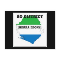 SIERRA LEONE,MAP, T-SHIRT AND ETC postcards
