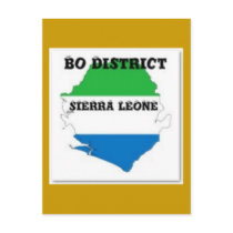 SIERRA LEONE,MAP, T-SHIRT AND ETC postcards