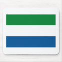 Sierra Leone Mousepad by FlagTshirts Sierra Leone Mousepad