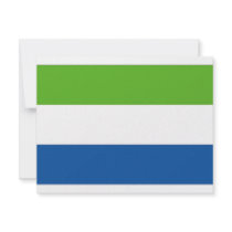 Sierra Leone National Flag invitations