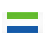 Sierra Leone National Flag Picture Card