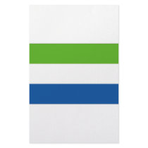 Sierra Leone National Flag Customized Stationery