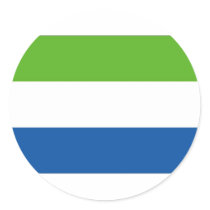 Sierra Leone National Flag Sticker